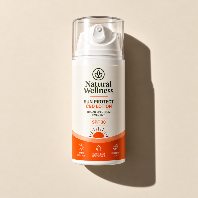 sun protector cbd lotion