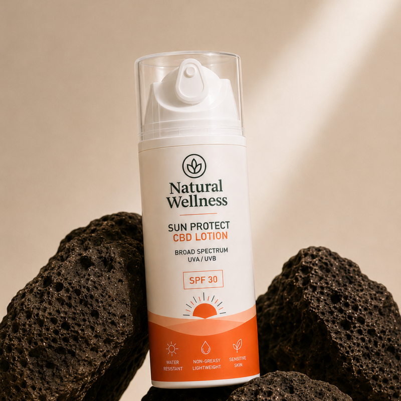sun protector cbd lotion